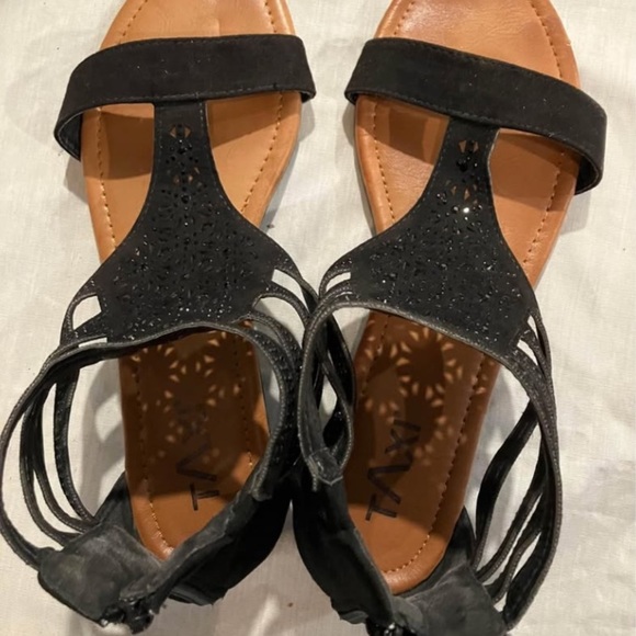 Taxi brand women’s size 41 black flats / slides / sandals - Picture 2 of 9